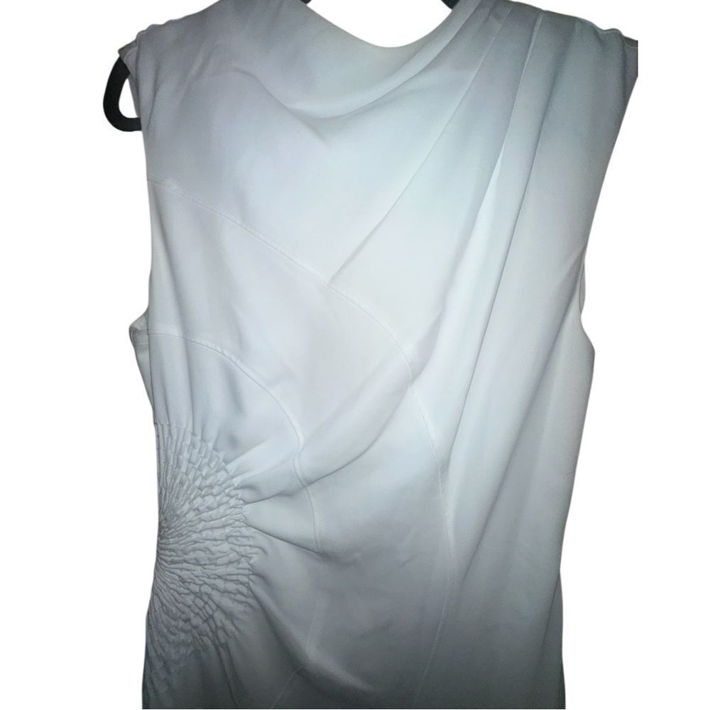 A.L.C. Kaia Gathered Sleeveless Midi Dress Size 8 - Picture 4 of 7